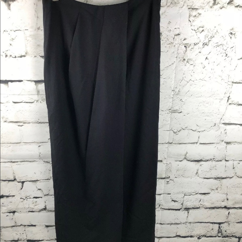 Theory Phillipa Skirt Black Wool Blend New